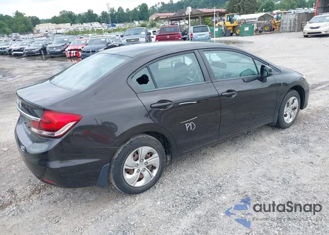 2013 Honda Civic Lx из США, поврежденный, VIN 2HGFB2F58DH569295